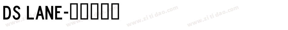 DS Lane字体转换